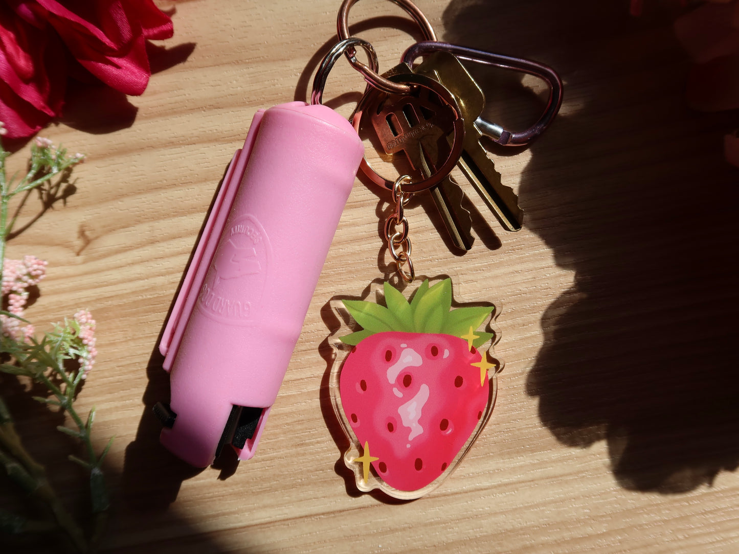 Strawberry Acrylic Charm