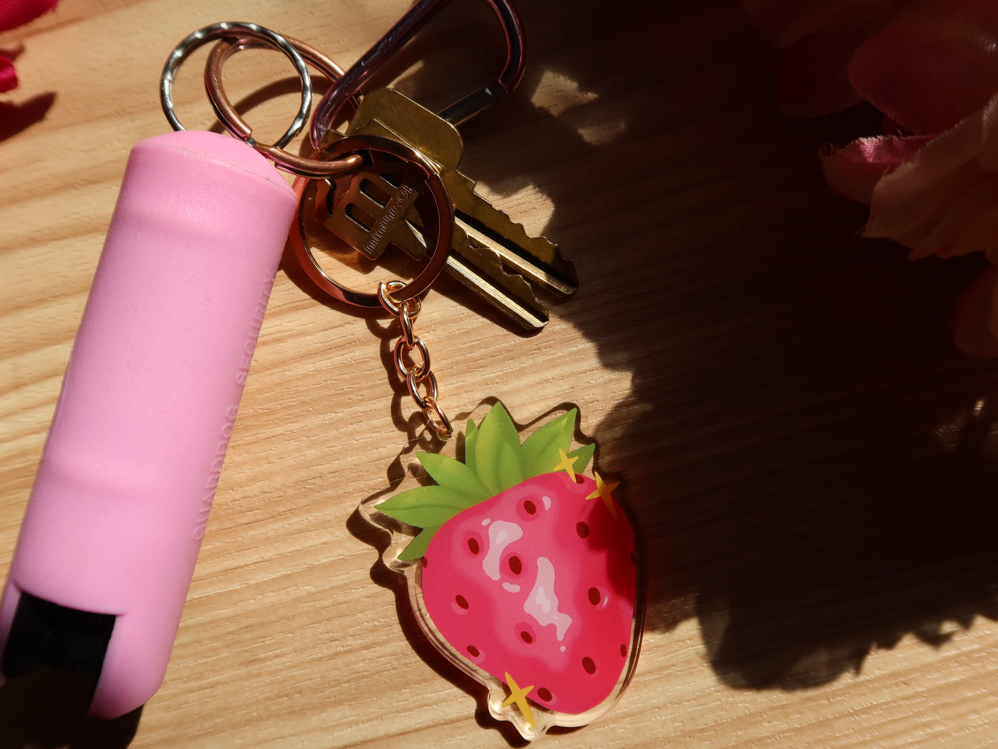 Strawberry Acrylic Charm