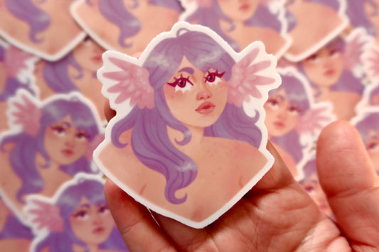 Angel Girl Sticker