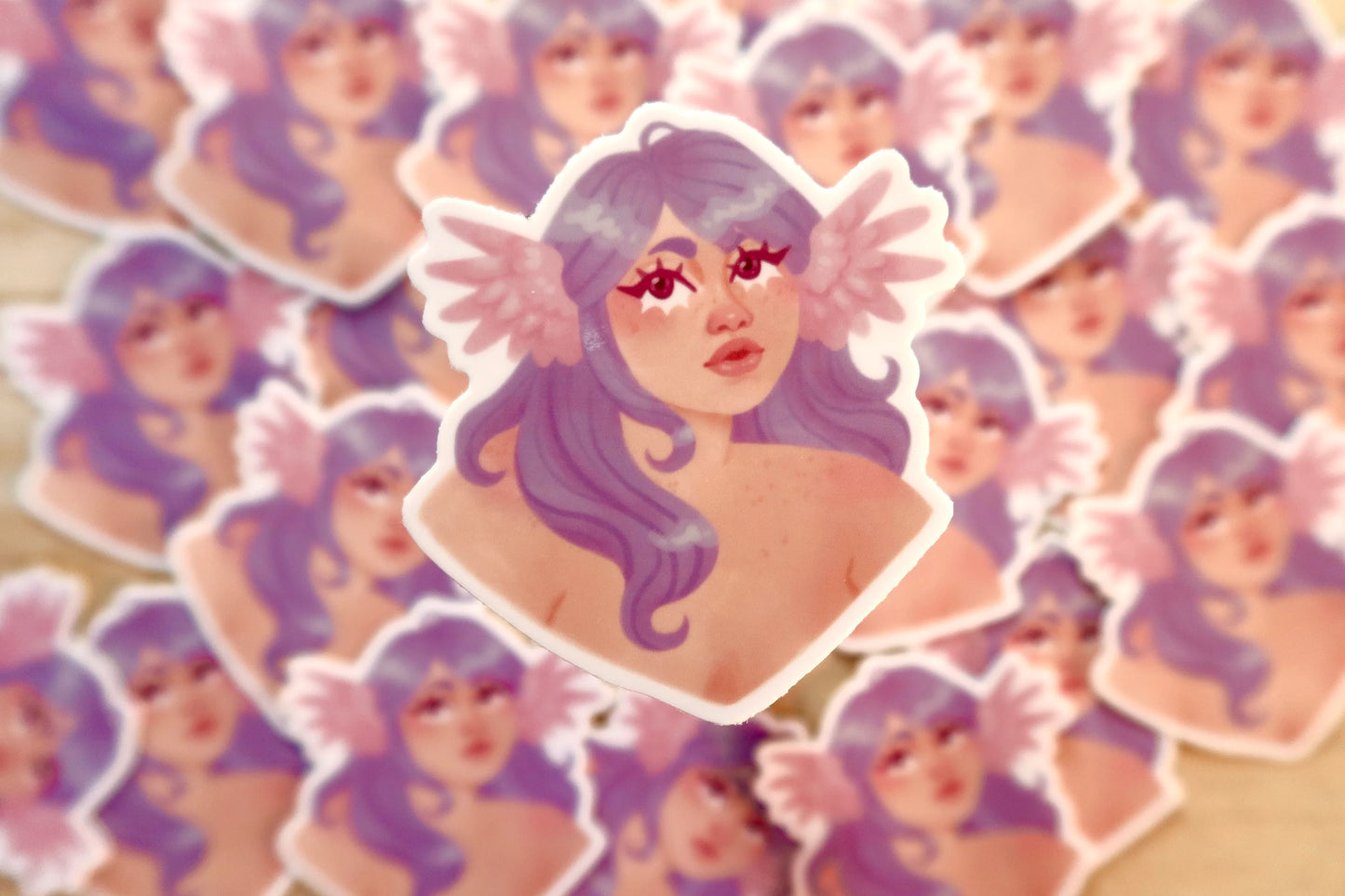 Angel Girl Sticker