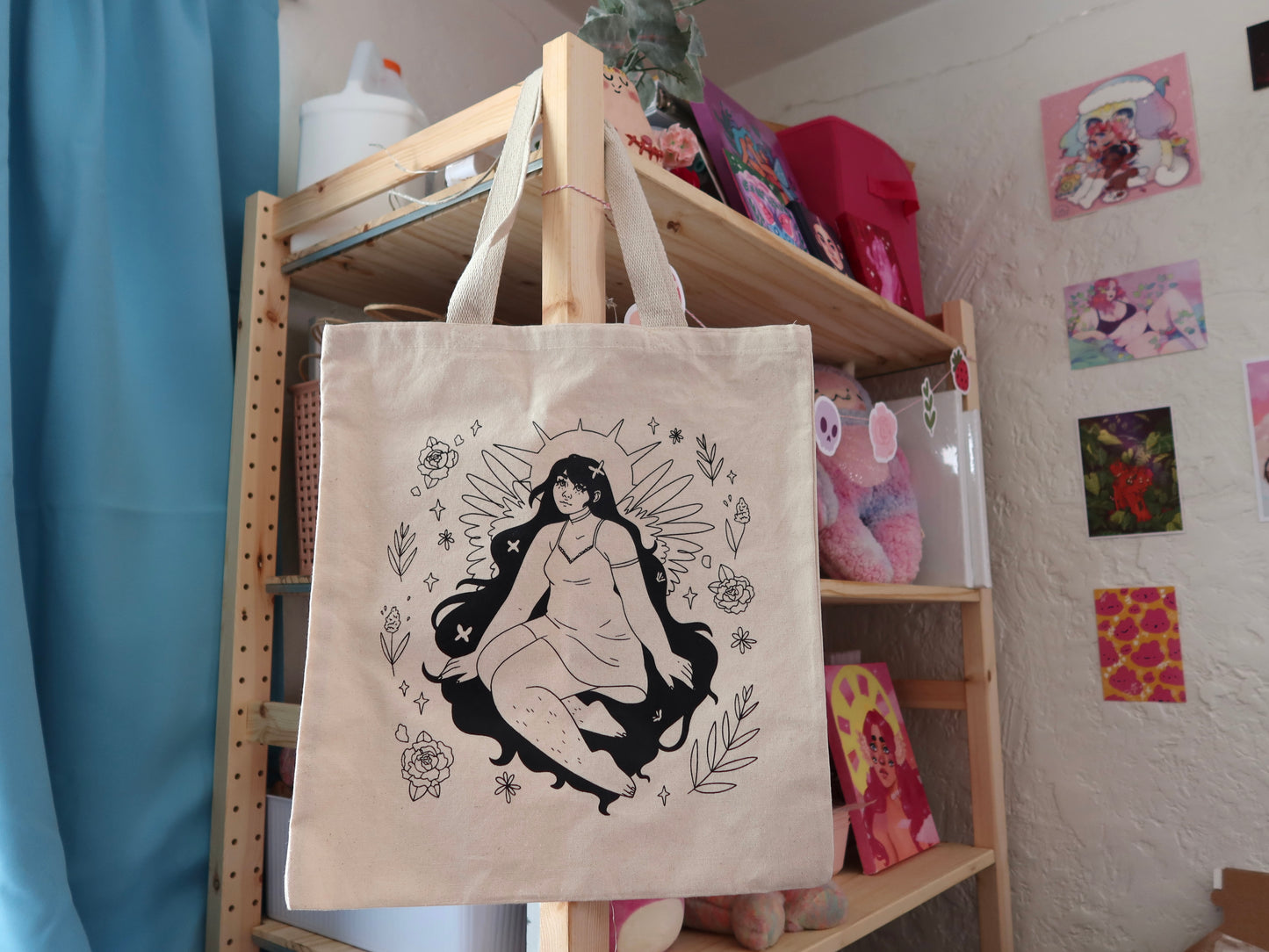 Garden Angel Tote Bags