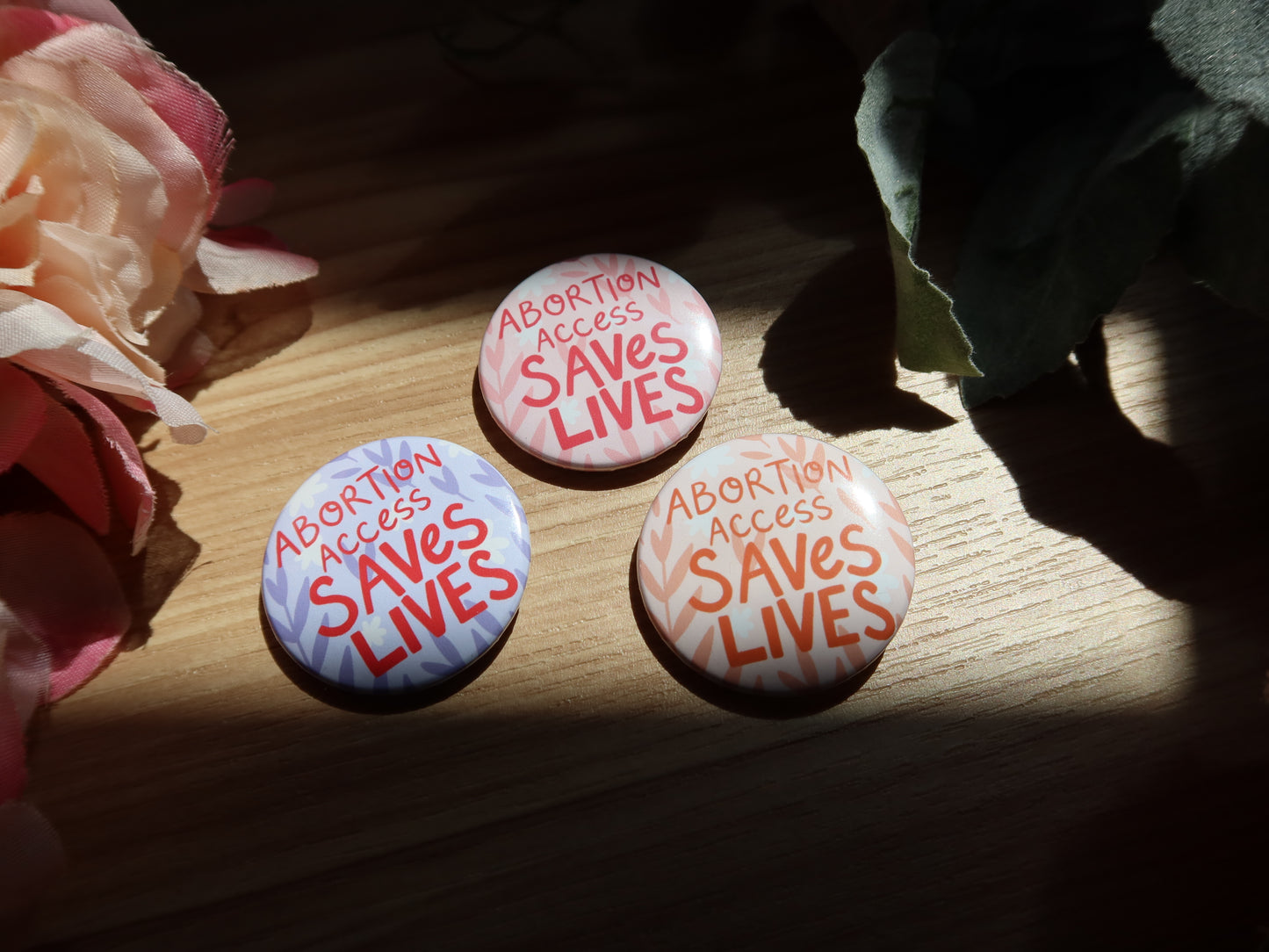 Abortion Access Saves Lives Pins