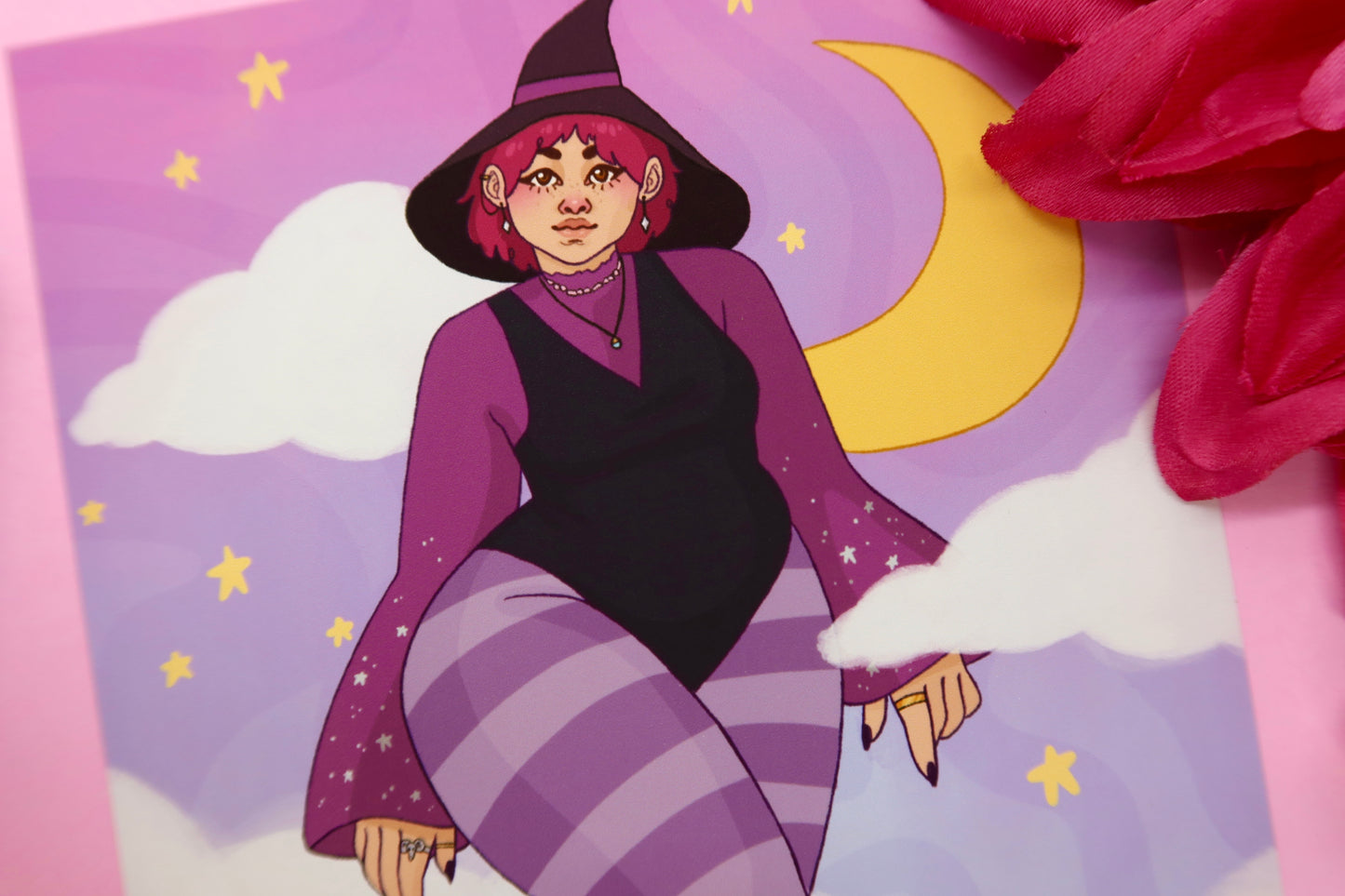 Purple Witch Print