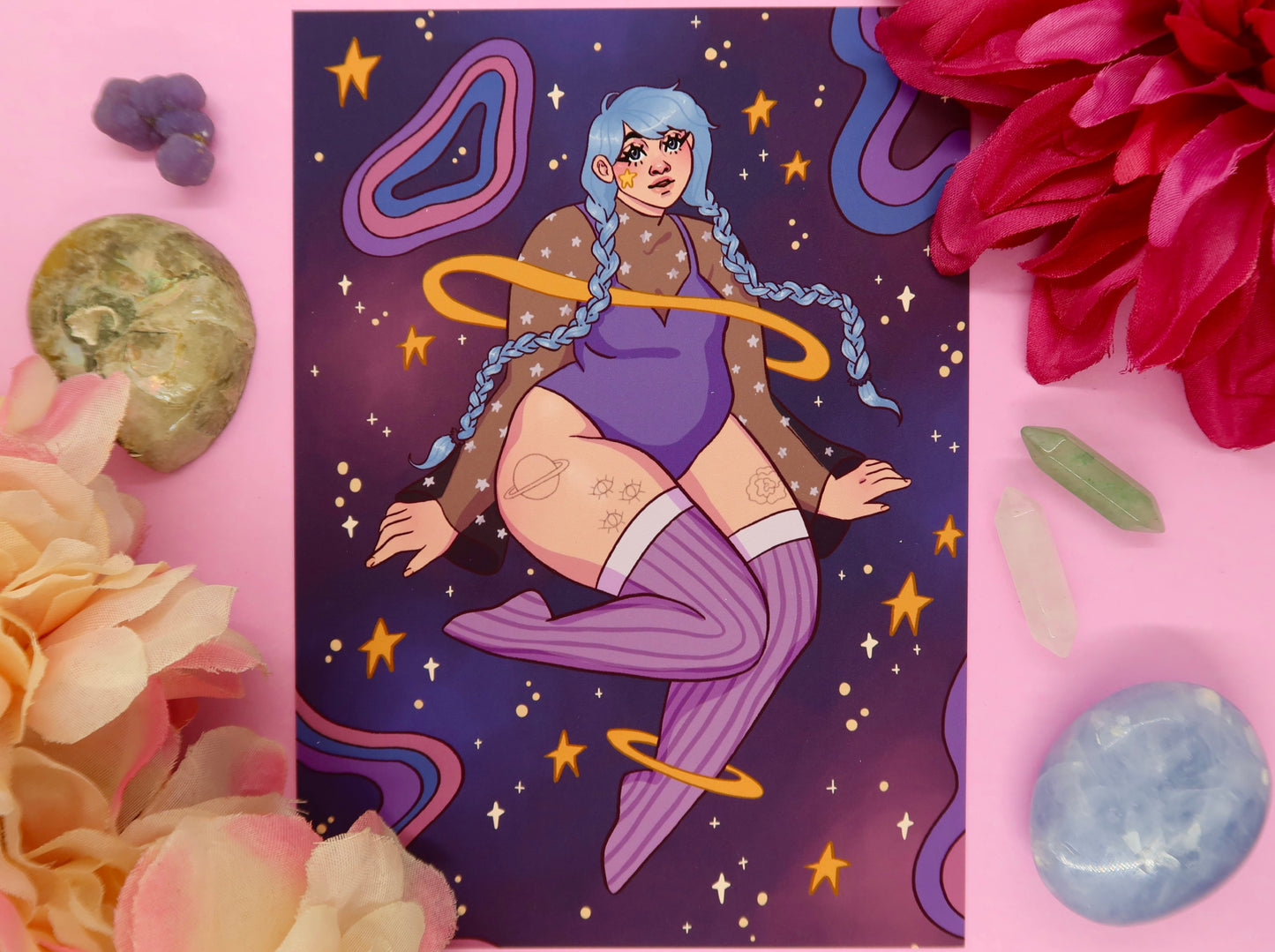 Space Girl Print