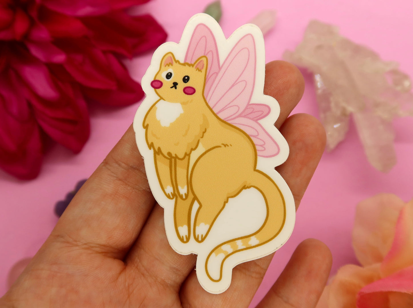 Fairy Cat Vinyl Sticker