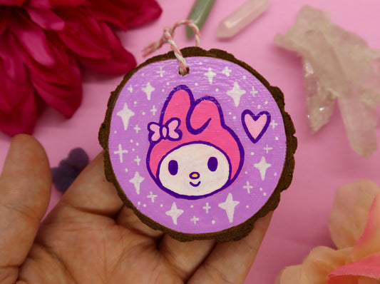 My Melody Hand Painted Ornament