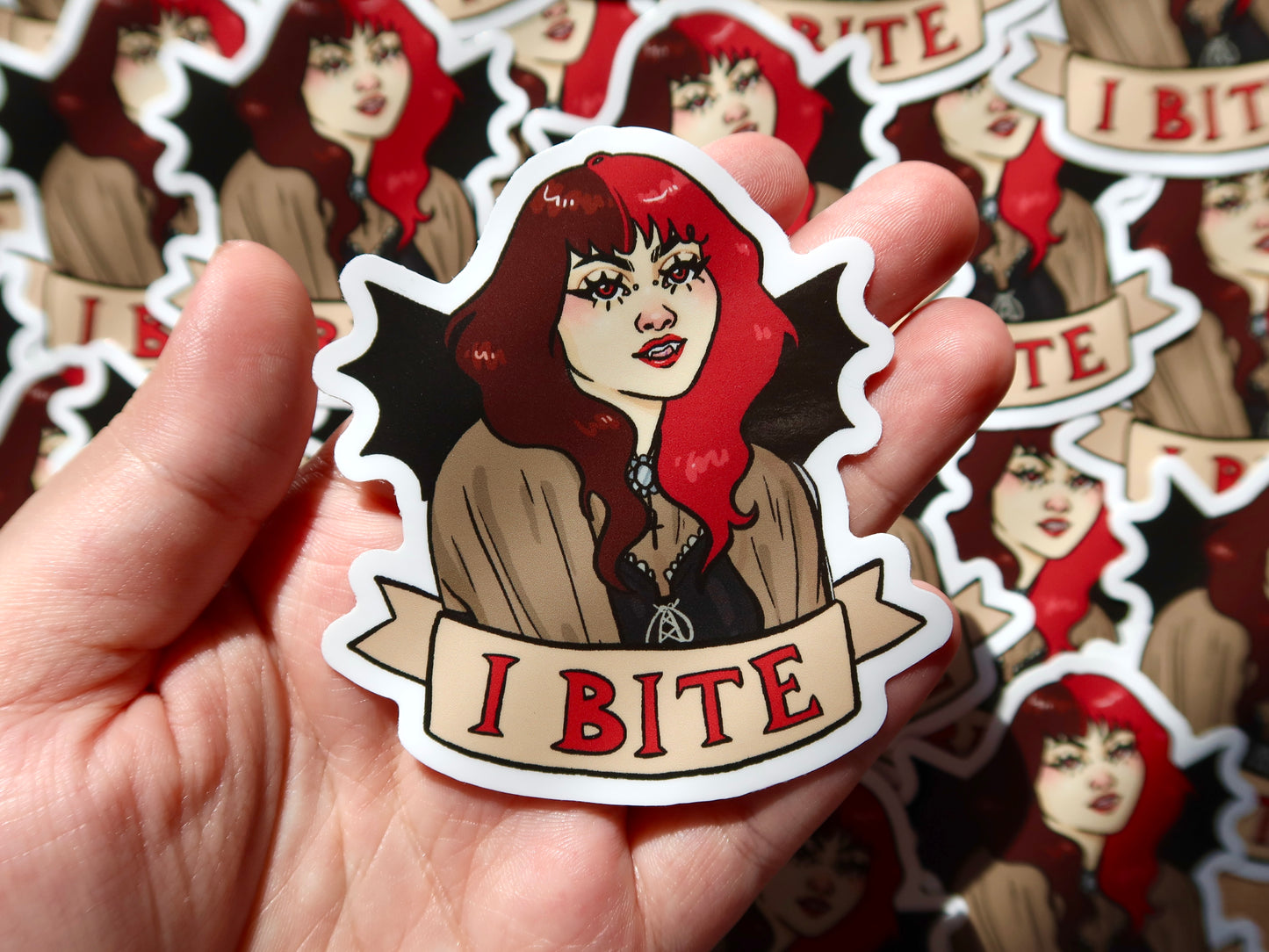 I Bite Sticker