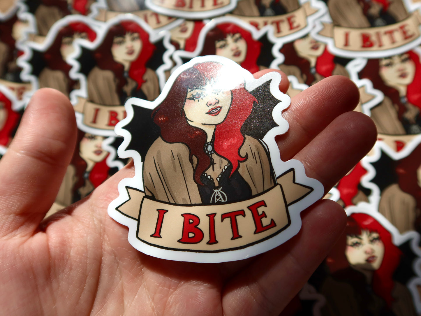 I Bite Sticker