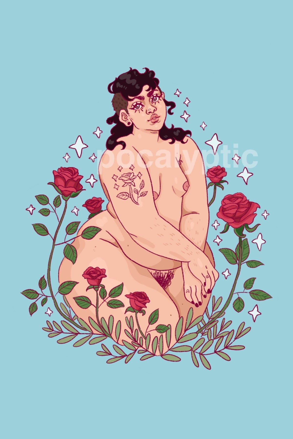 Queer Rose Art Print