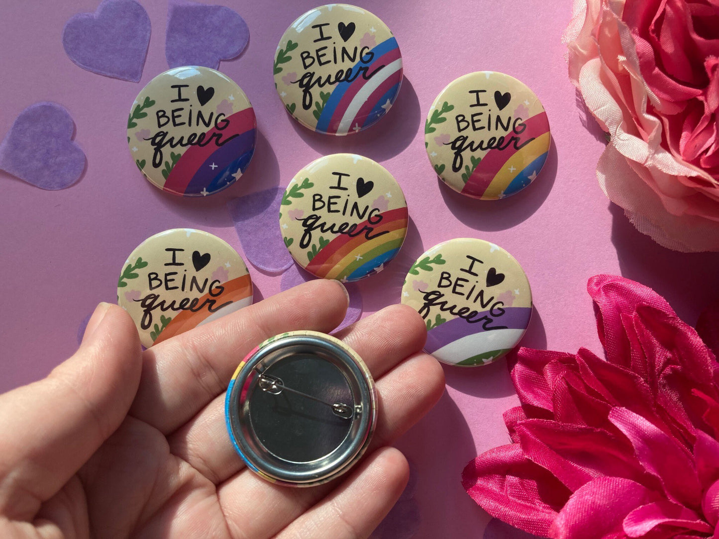 Queer Pride Pin Badges