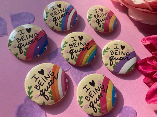 Queer Pride Pin Badges