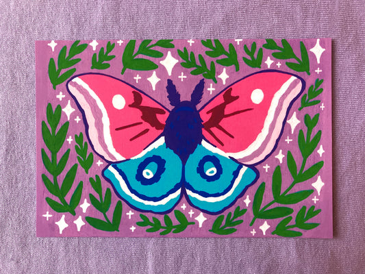 Pastel Moth Print