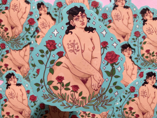 Queer Rose Sticker