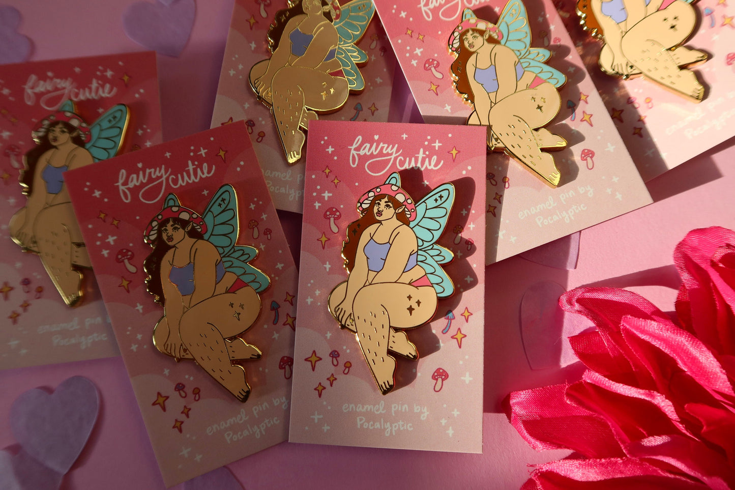 B Grade Fairy Cutie Enamel Pins