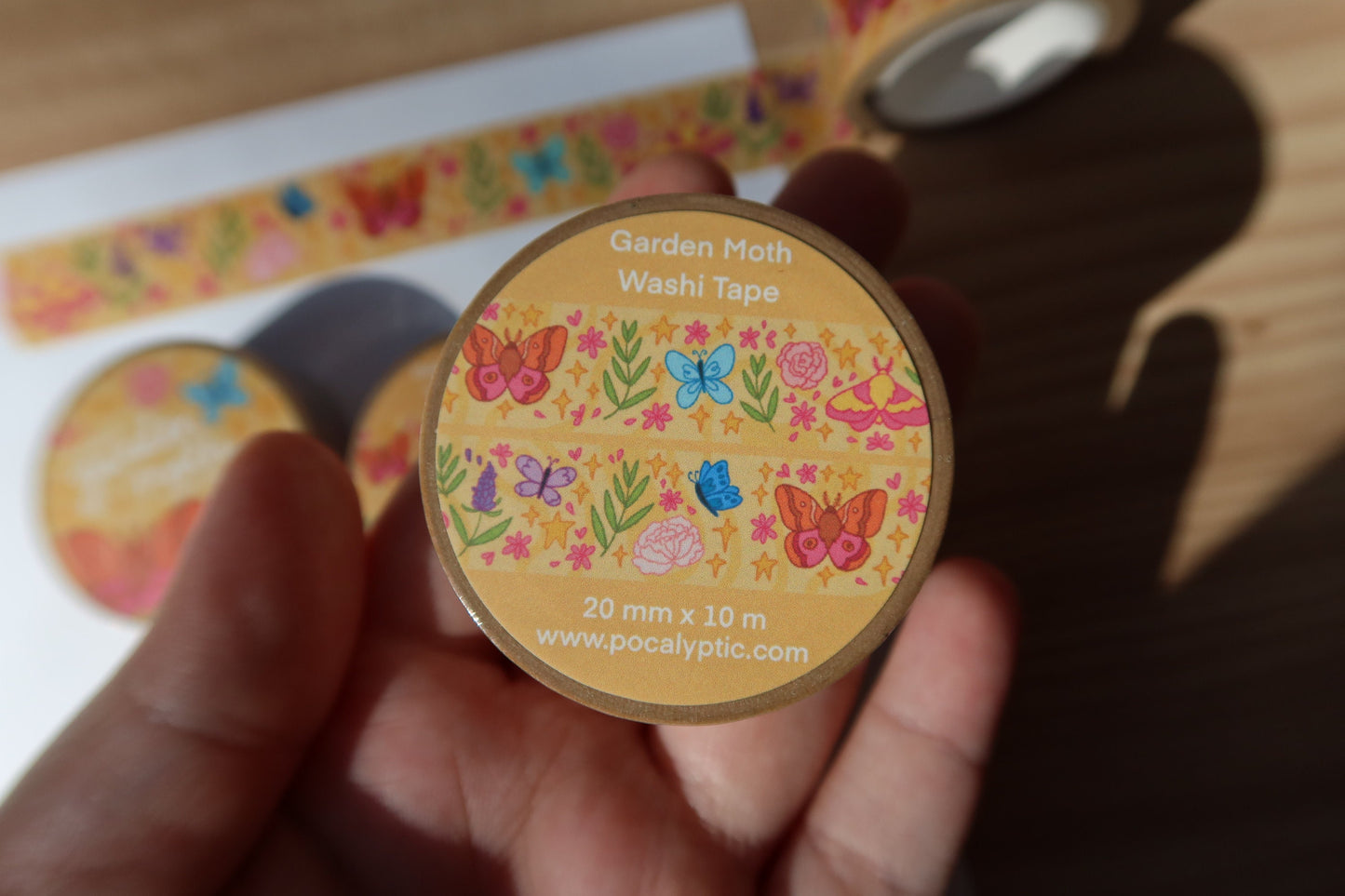 Garden Moth Washi Tape