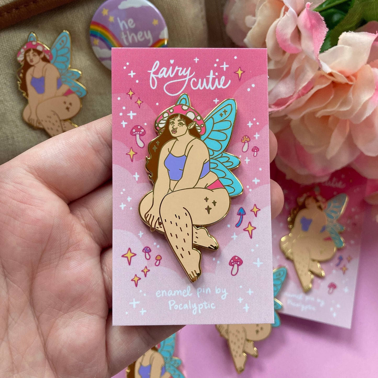 B Grade Fairy Cutie Enamel Pins