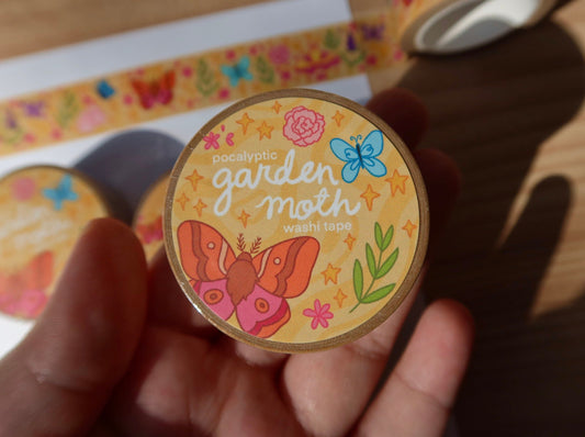 Garden Moth Washi Tape