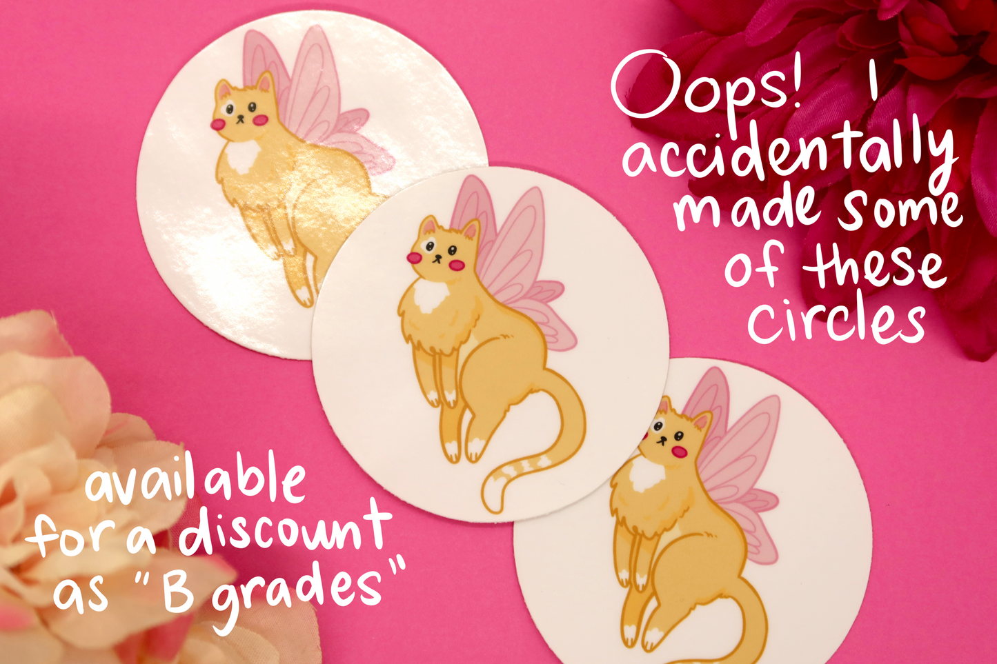 Fairy Cat Vinyl Sticker