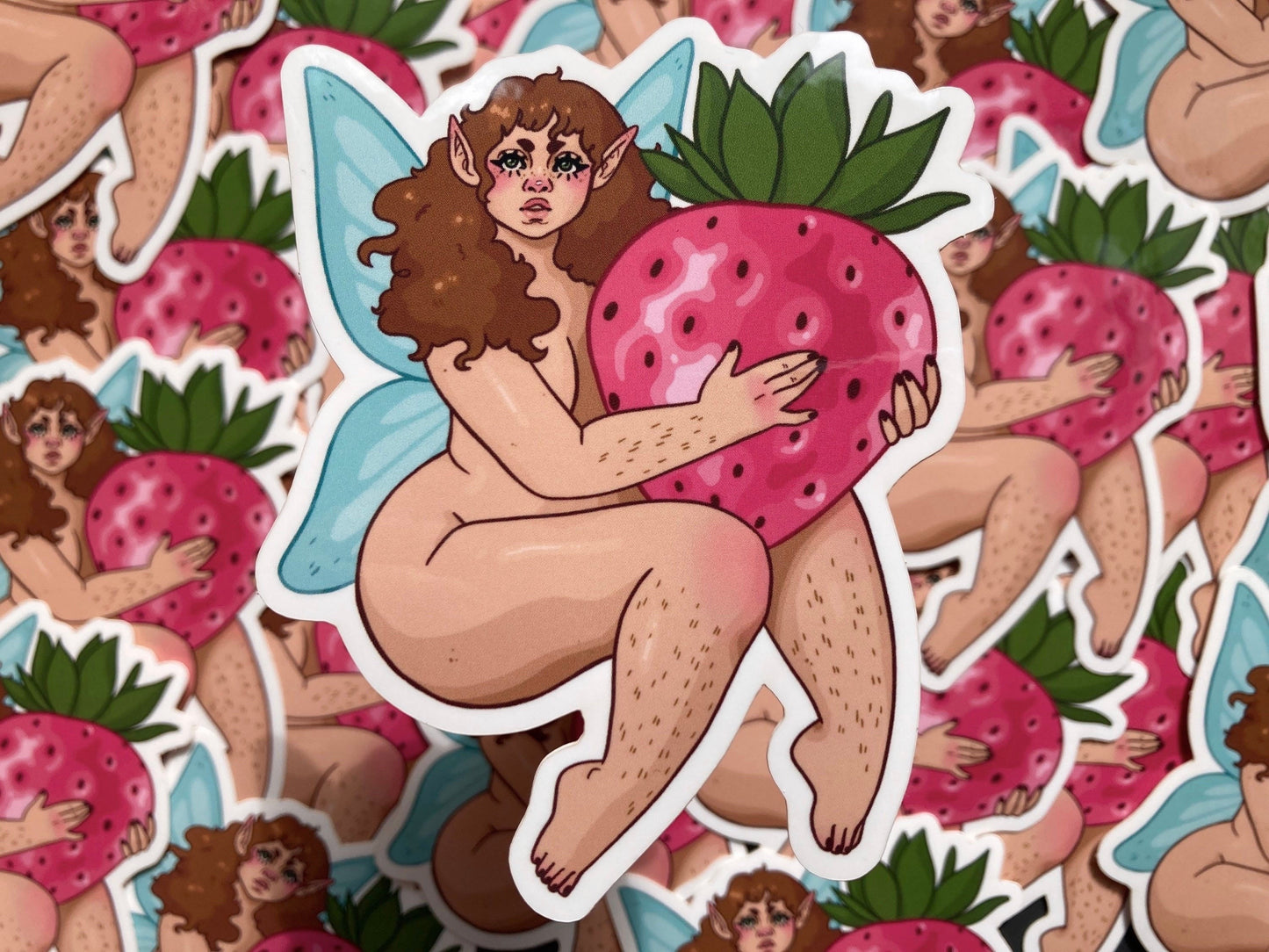 Strawberry Fairy Sticker