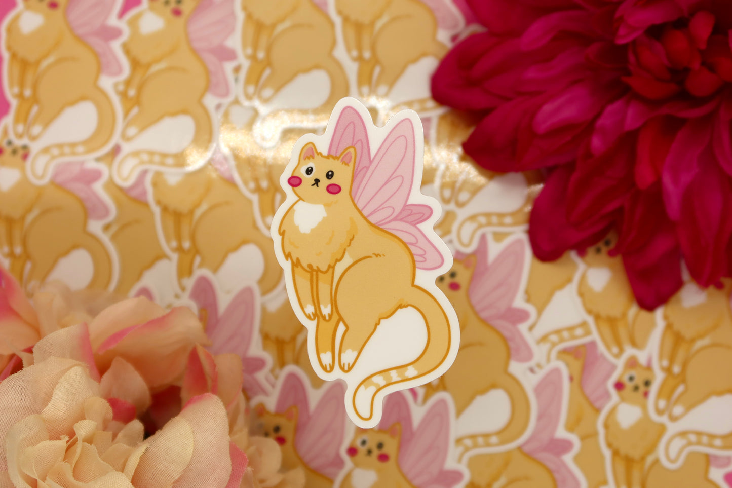 Fairy Cat Vinyl Sticker